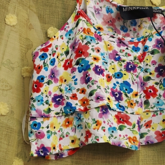 NWT ☀️ PacSun Crop w Adjustable straps - Picture 2 of 8